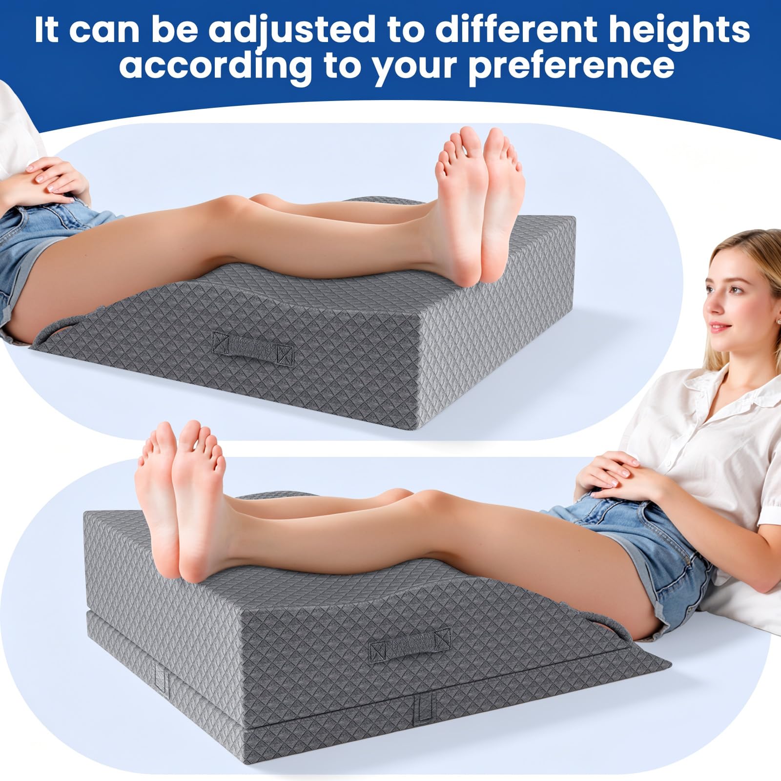 ComfyInLove Elevation Pillow with removable cover for easy cleaning