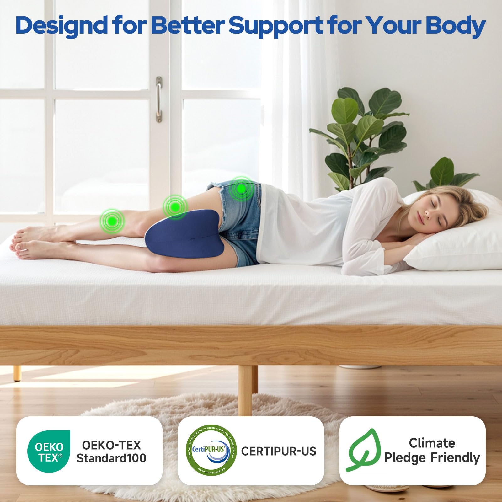 ComfyInLove pillow expands fully within 24 hours after unboxing