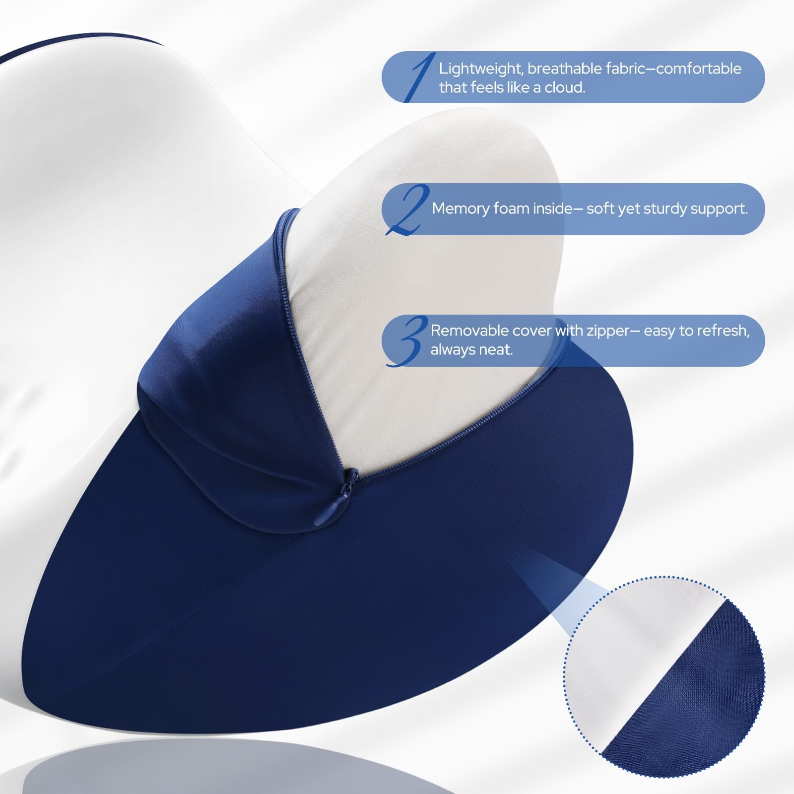 ComfyInLove leg elevation pillow aids hip alignment for comfortable resting