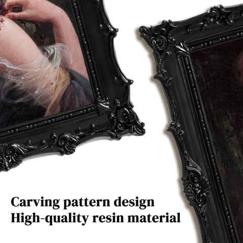 Comfymon 8x10 vintage frame in easel display mode for desk or shelf setups