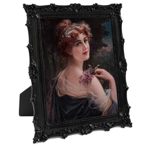 Comfymon 8x10 vintage frame front view highlighting resin craftsmanship for timeless wall decor