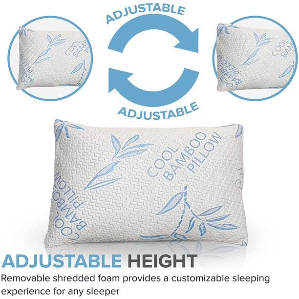 ComfySleep memory-foam closeup highlights supportive, shape-holding material for neck alignment.