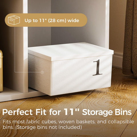 COMHOMA 6-cube storage assembly guide shows quick setup steps for busy homes.