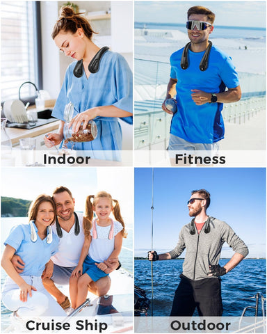 COMLIFE bladeless design with hair-safe UL-certified safety for peace of mind