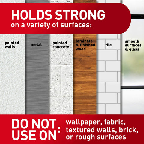 Command Clear Small Wire Toggle Hook supports measuring spools on tidy walls.