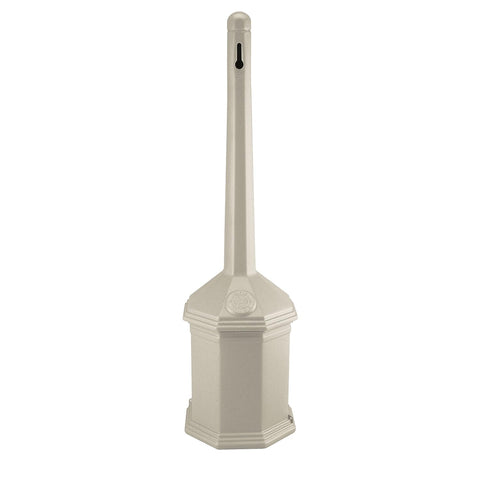 Commercial Zone Site Saver beige front view highlighting compact hexagon design for small entrances.