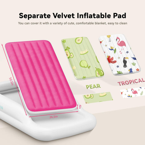 COMMOUDS 3-sided bumpers reduce rolling and fuss during naps.