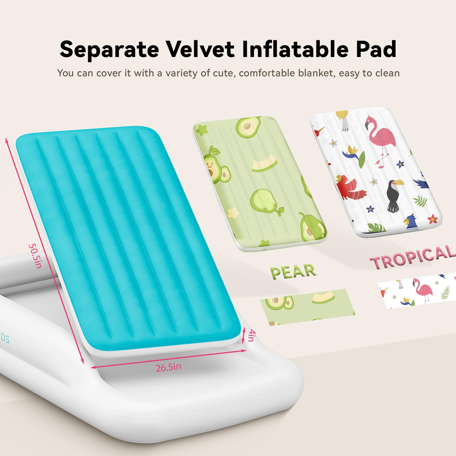 COMMOUDS compact travel kit includes repair patch for on-the-go