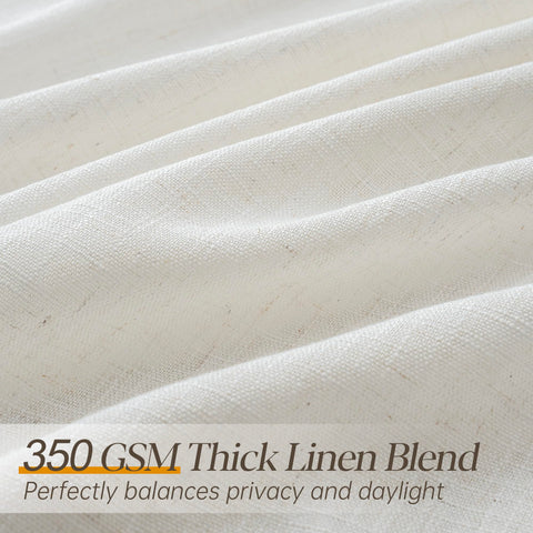 COMON HOME light-filtering curtains diffuse harsh sun while preserving openness