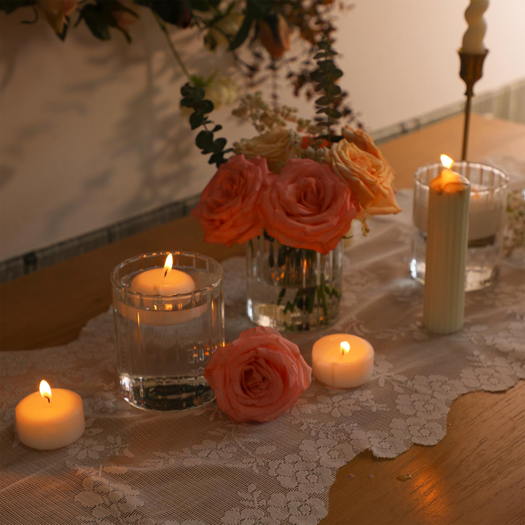 ComSaf wedding decor glass vase for elegant receptions and seasonal tablescapes