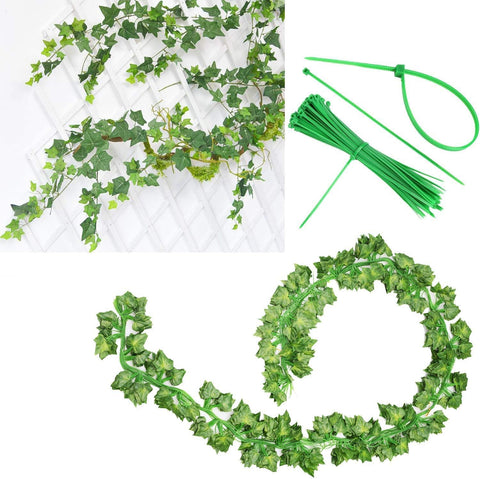 Comtelek greenery leaves detail for indoor shelves with lifelike texture.