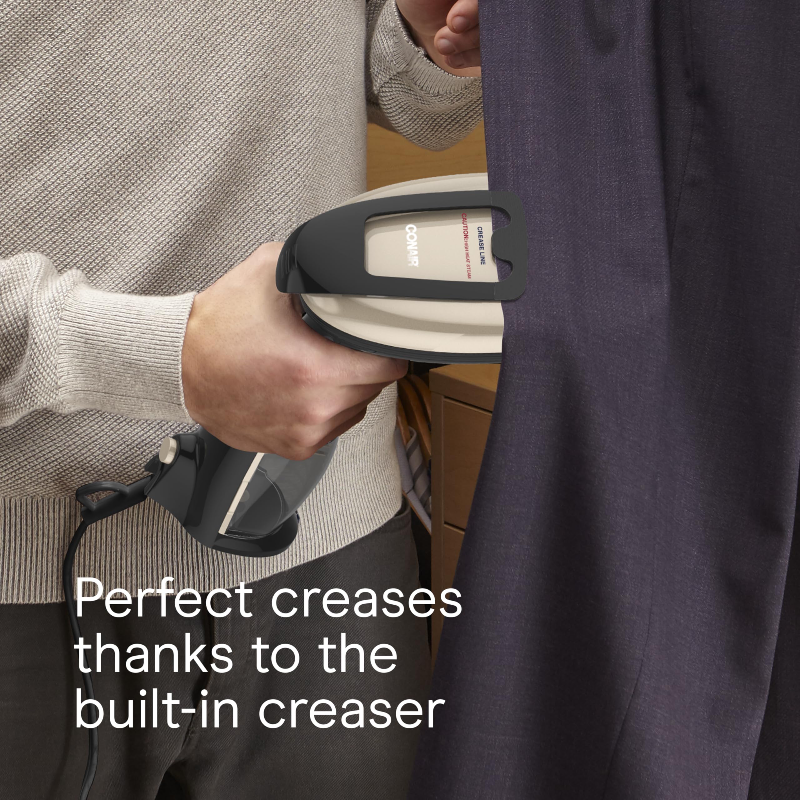Conair bristle brush attachment helps fibers loosen for deeper steam.
