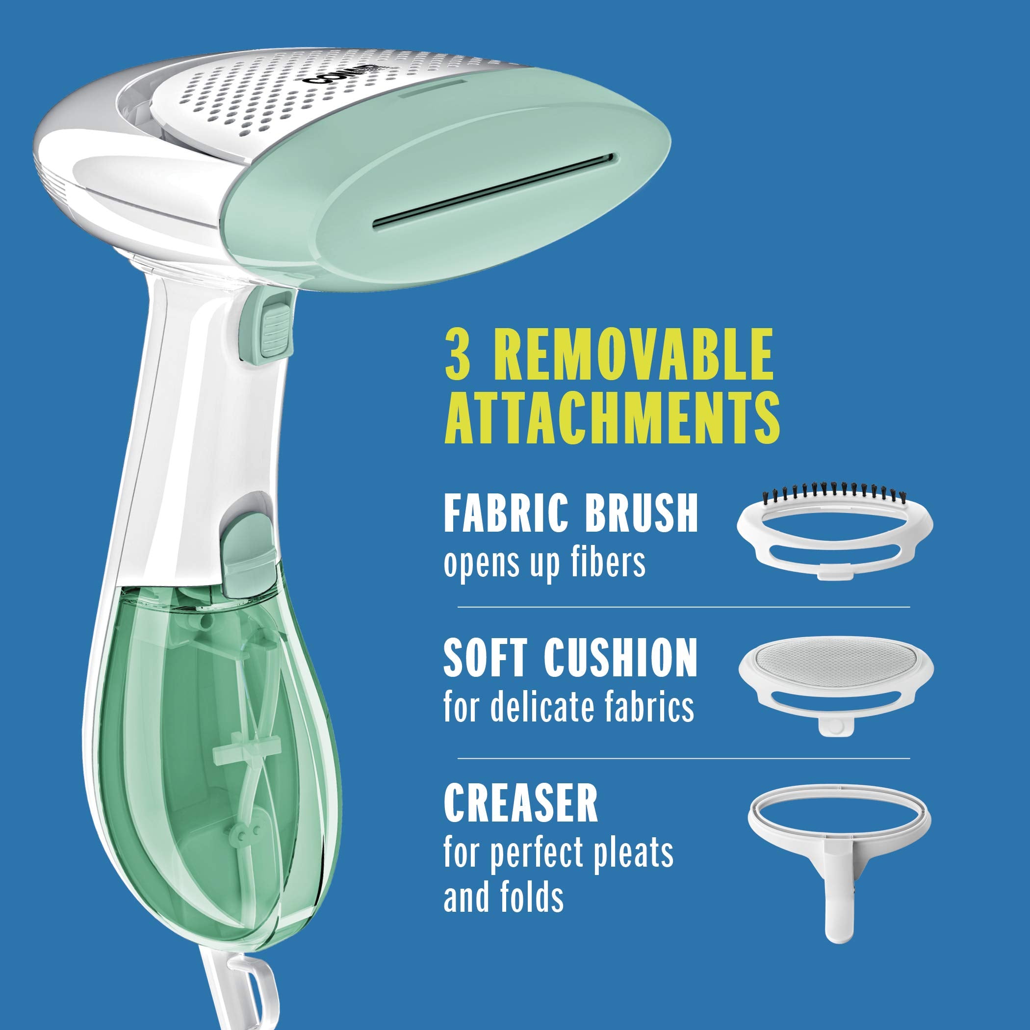 Conair ExtremeSteam soft cushion brush attachment for soft fabrics