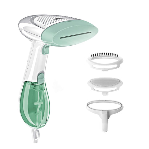 Conair ExtremeSteam handheld steamer front view for quick on-the-go refresh