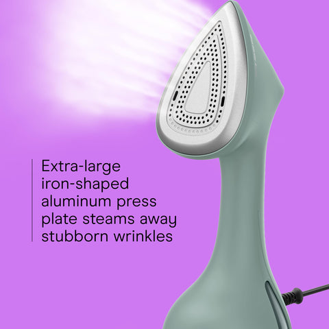Conair ExtremeSteam turbo-steam provides deep smoothing across fabrics