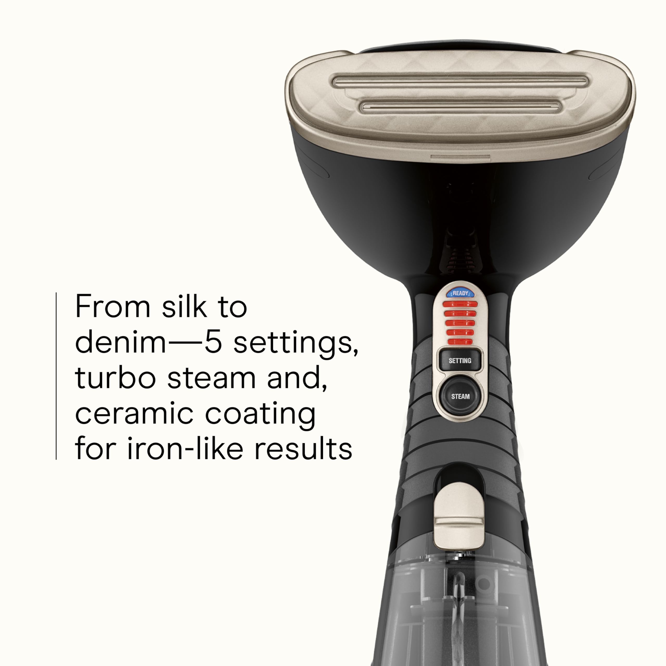 Conair Handheld Steamer water tank provides up to 20 minutes of continuous steam.