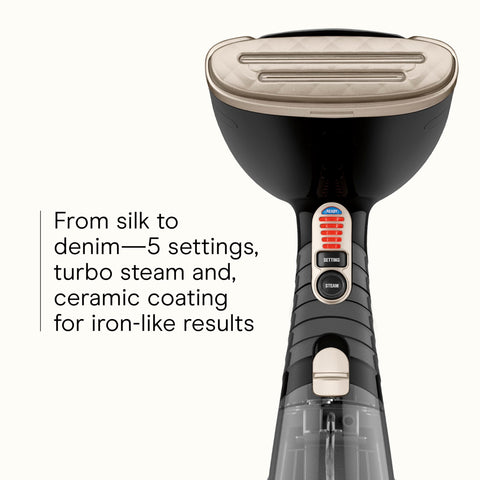 Conair Handheld Steamer water tank provides up to 20 minutes of continuous steam.