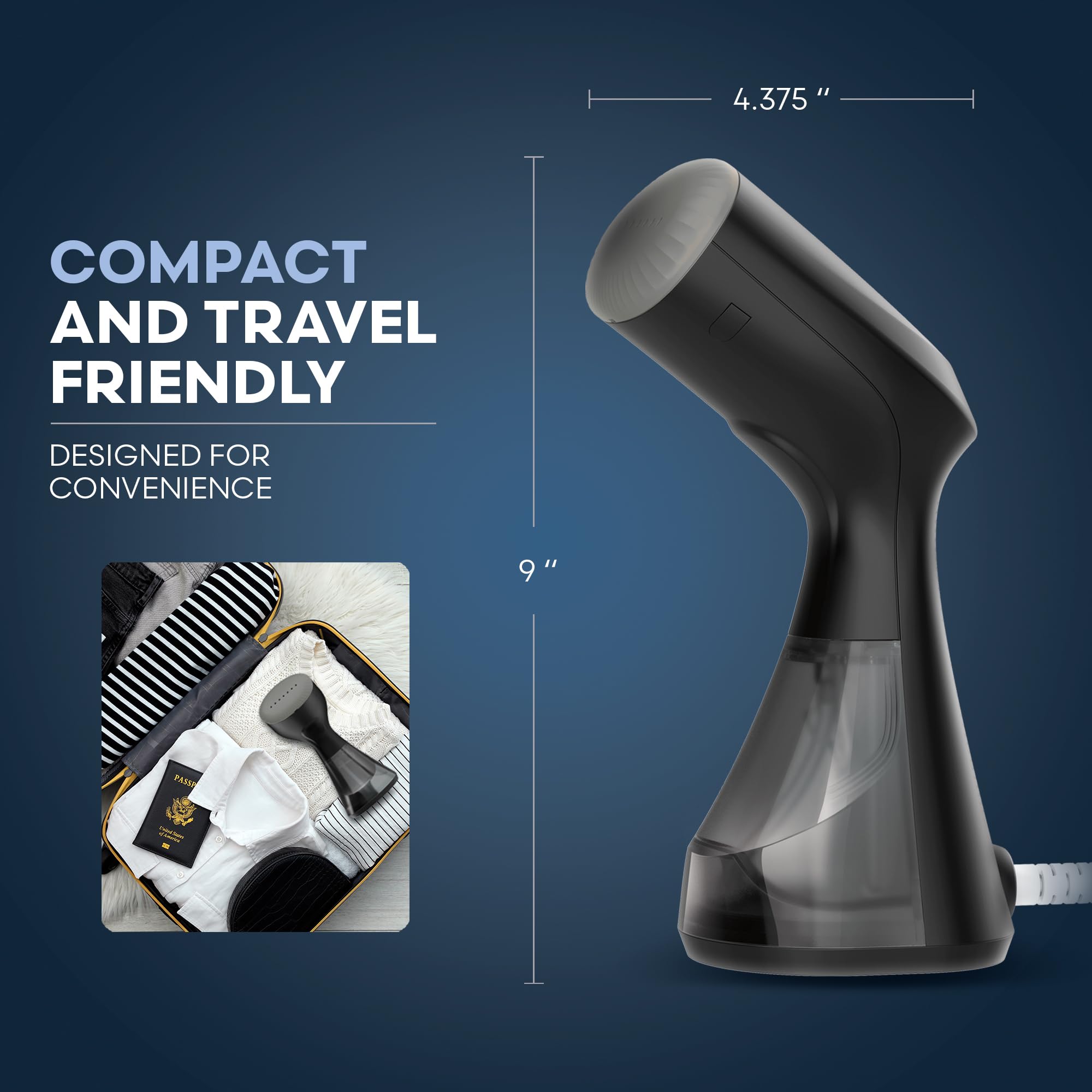 Conair delicates bonnet attachment protects gentle fabrics during steaming.