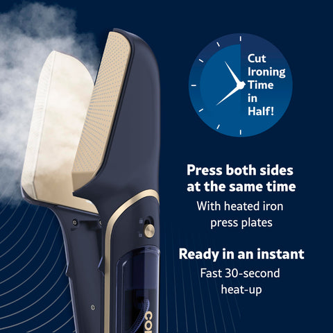 Conair SteamStylist ceramic-coated plates glide easily across fabrics
