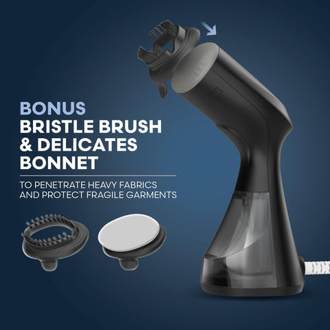Conair large removable water tank supports multiple garments between refills.