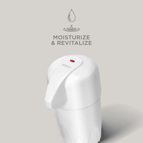 Conair True Glow dispenser warms any lotion for versatile uses.