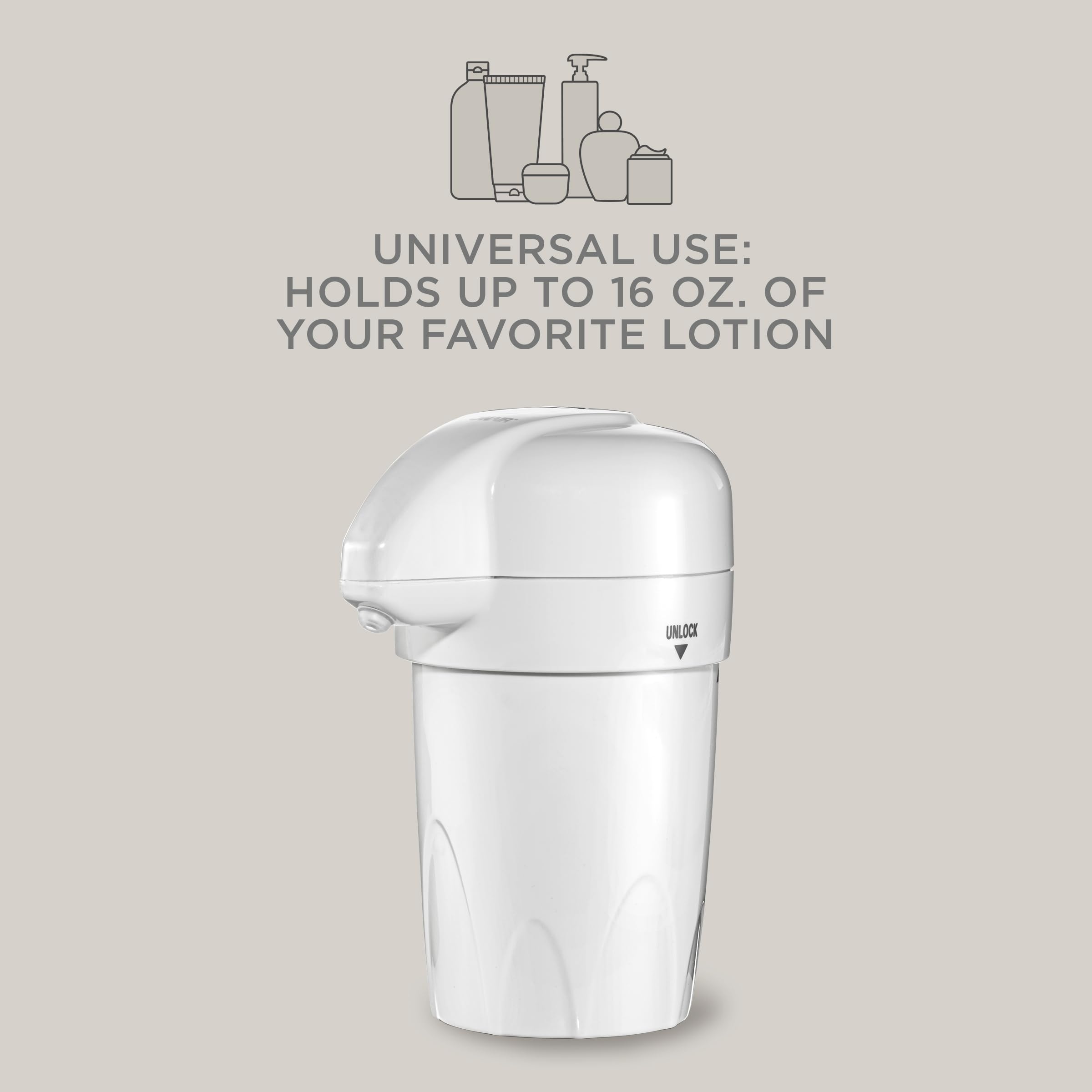 Conair True Glow two-minute warmth prepares your lotion quickly.
