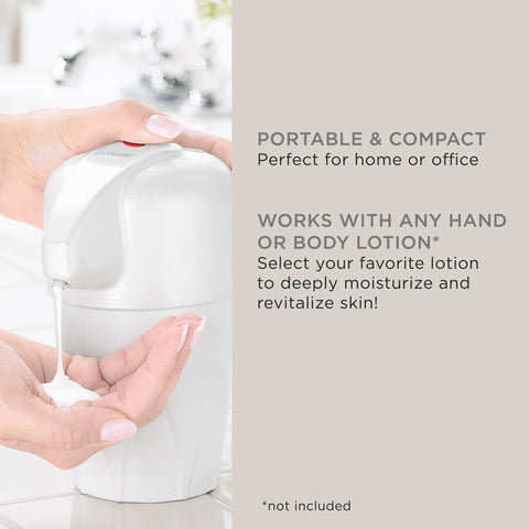 Conair True Glow warms lotion for smooth, ready-to-use application in minutes.