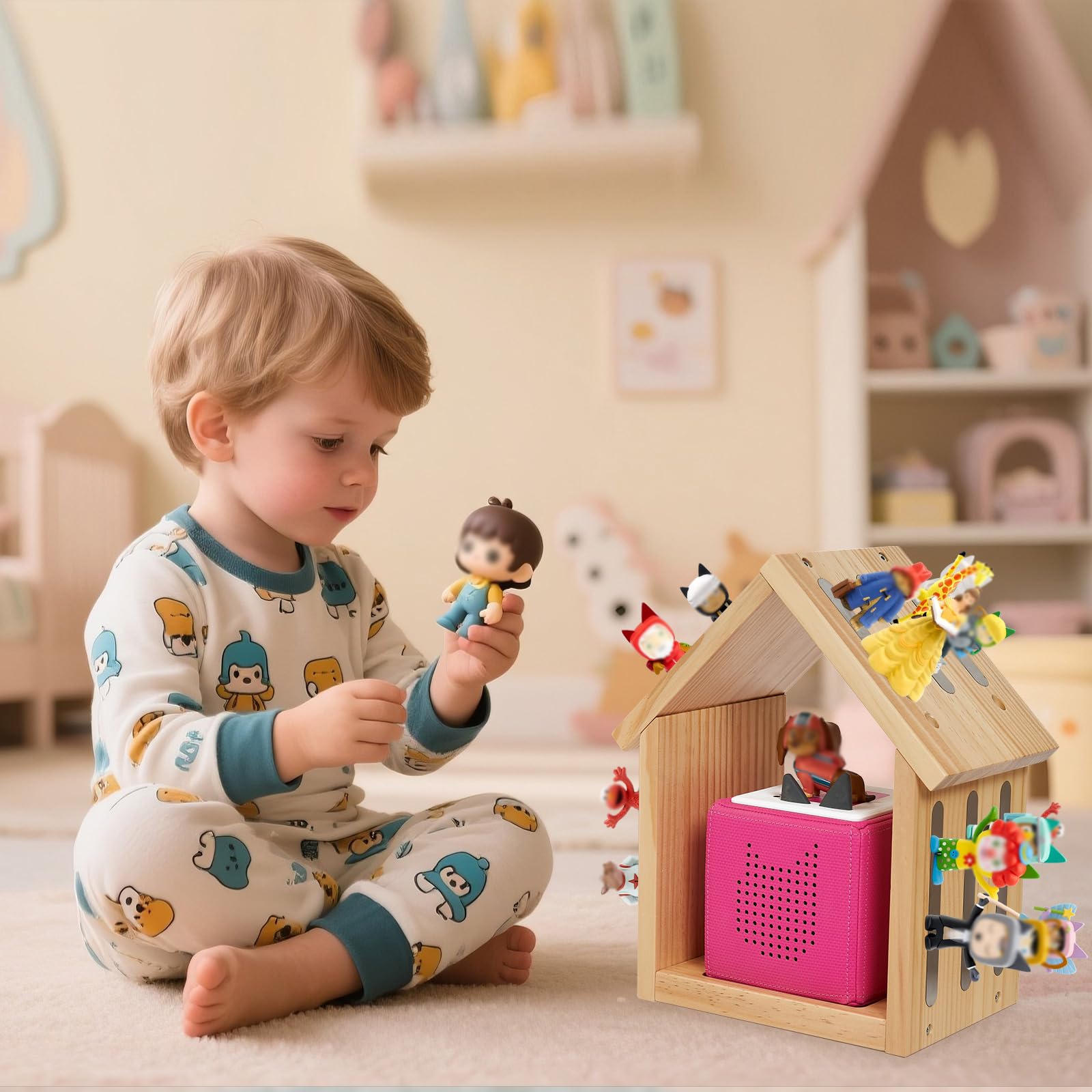 Rounded corners ensure kid-friendly safety during playtime.