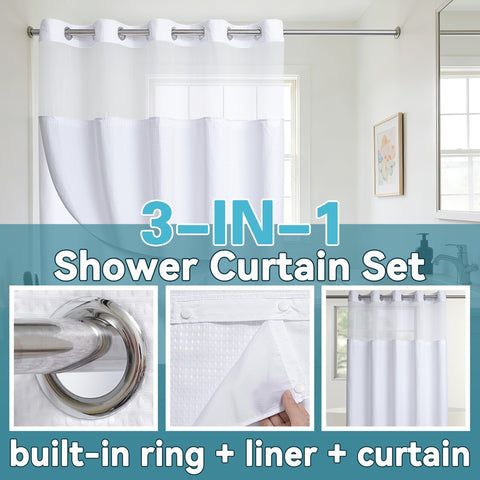Conbo Mio waterproof polyester fabric maintains a clean look with quick drying after showers.