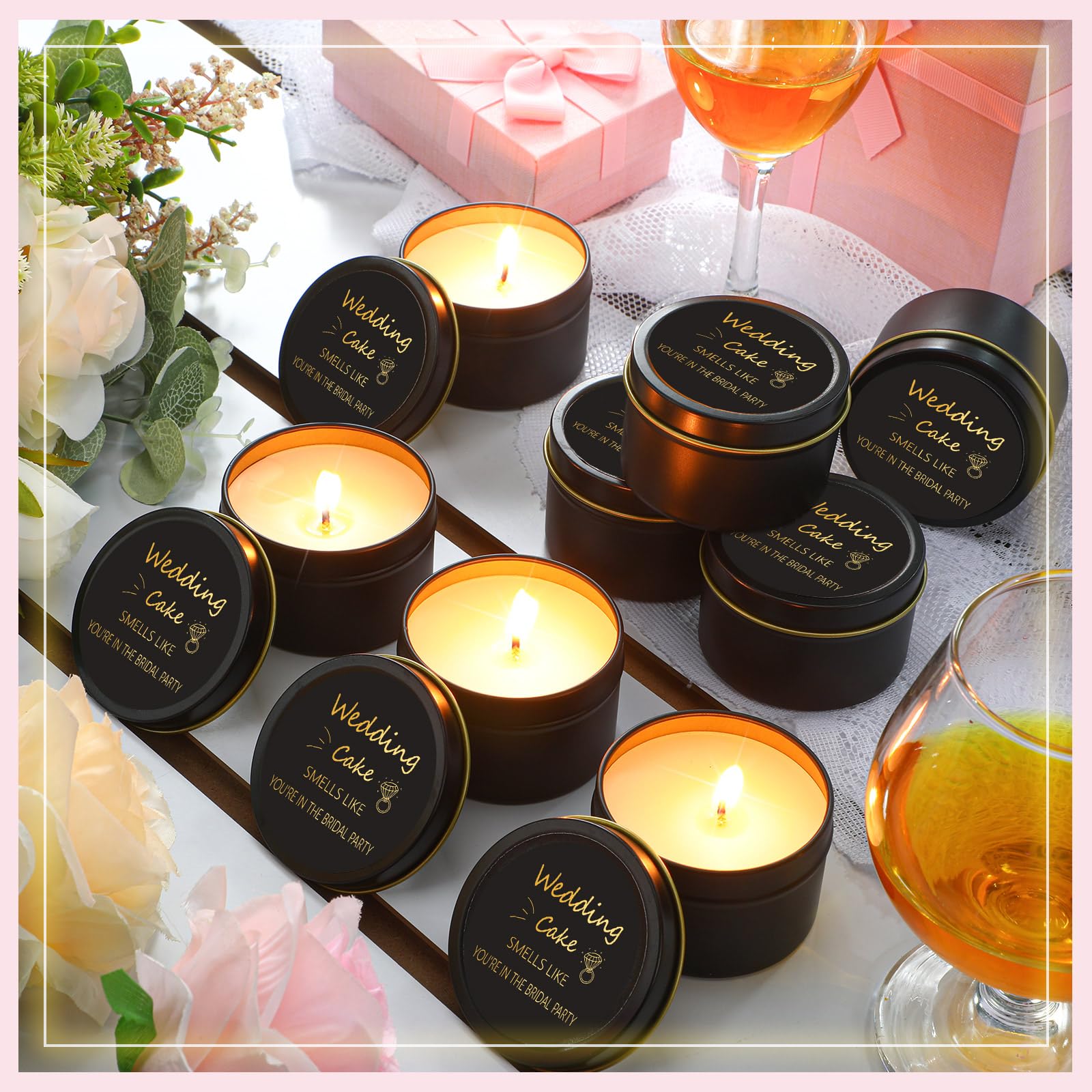 Conelist bridesmaid candle aroma serenity provides calming ambiance for moments.