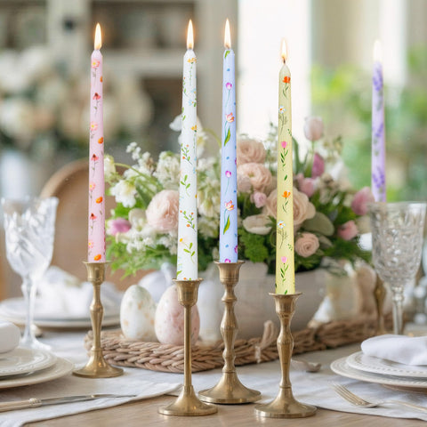 Conelist tall taper candles fit standard candlesticks for versatile home decor