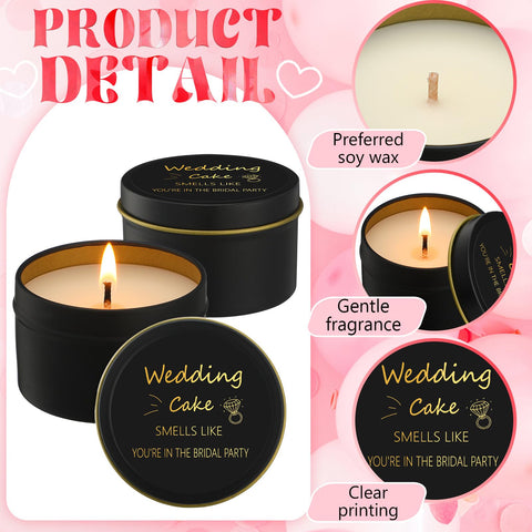 Conelist organic soy wax bridesmaid candle delivers clean burn and natural aroma.