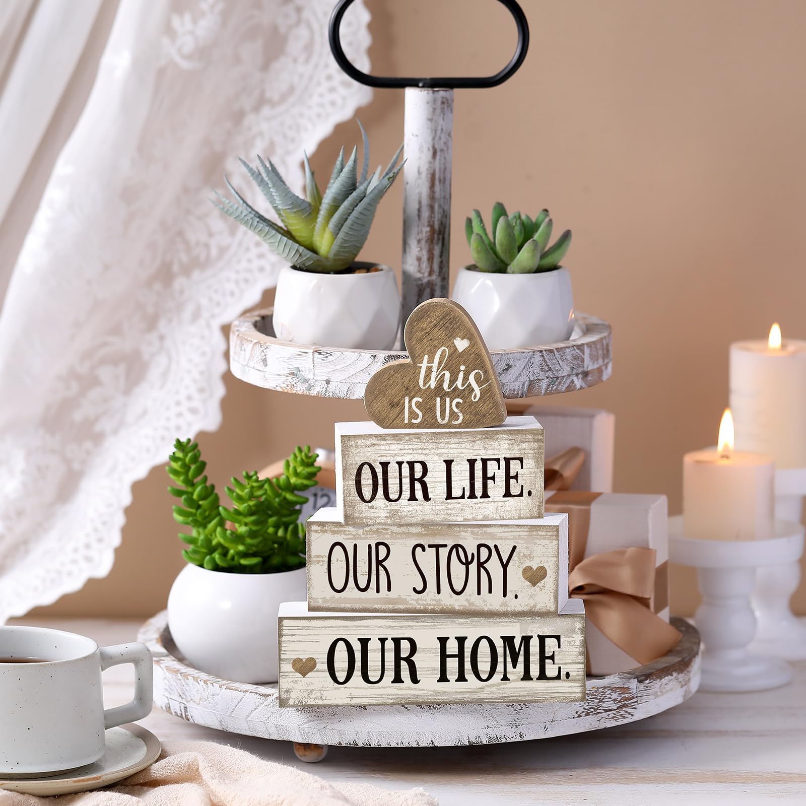 Conelist rustic kitchen-dining table signs elevate counters with timeless farmhouse flair.