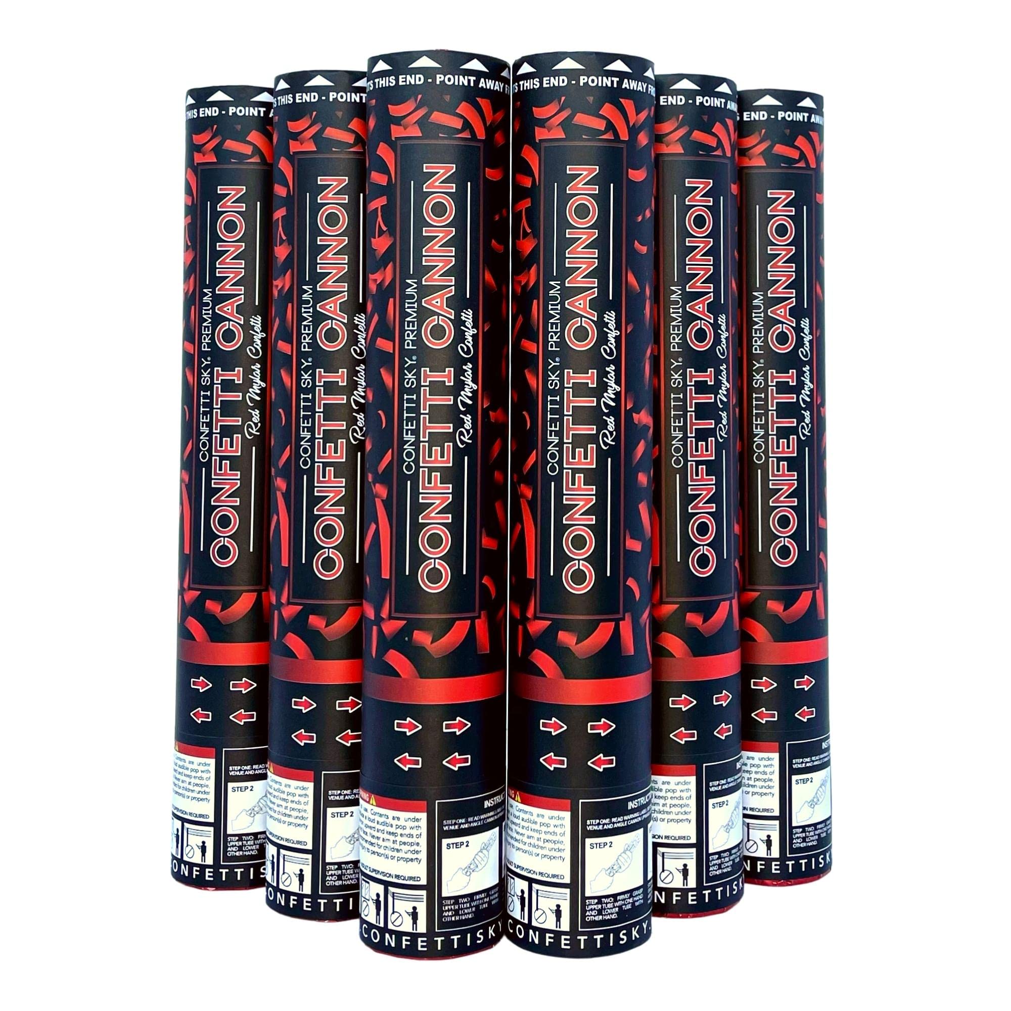 Confetti Sky holiday pops suit indoor and outdoor festivities with safe operation