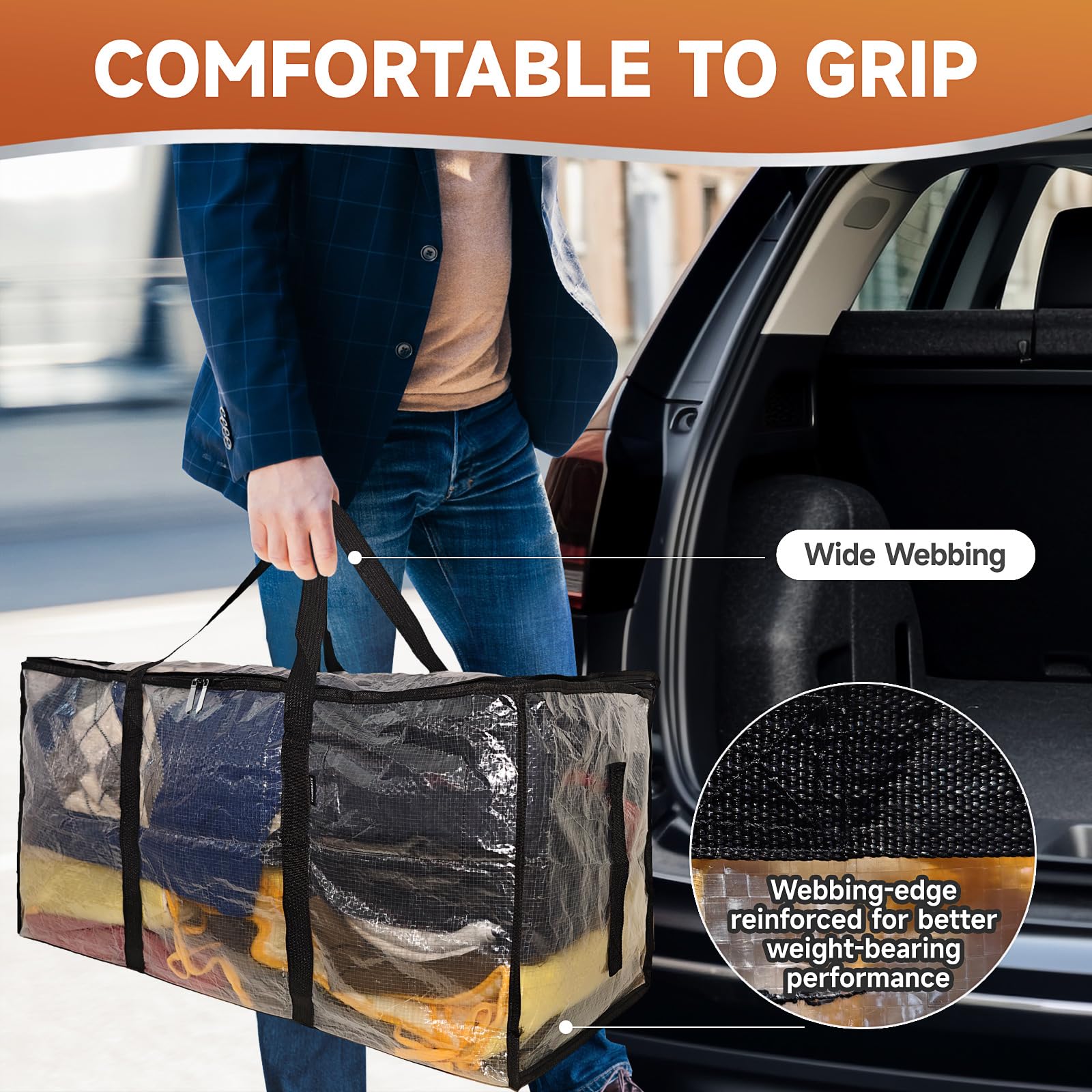 CONGREGATE foldable design saves space when not in use.