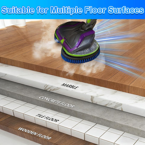Conloquen machine-washable brush heads for easy maintenance.