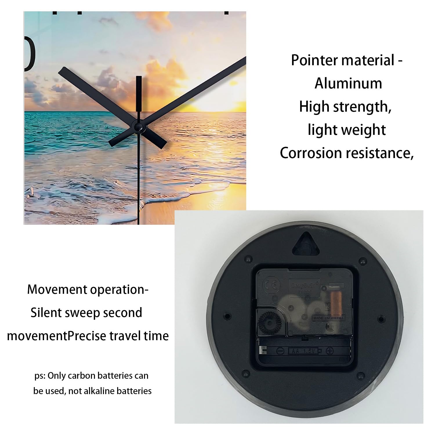 Constantplanet office clock blue-glass accent adds calm focus to workspaces
