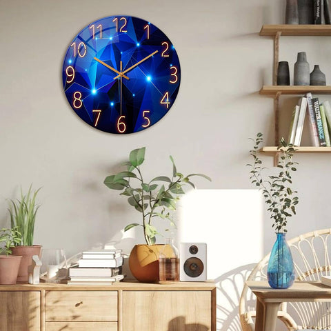 Constantplanet silent non-ticking wall clock keeps peaceful rooms with steady timekeeping