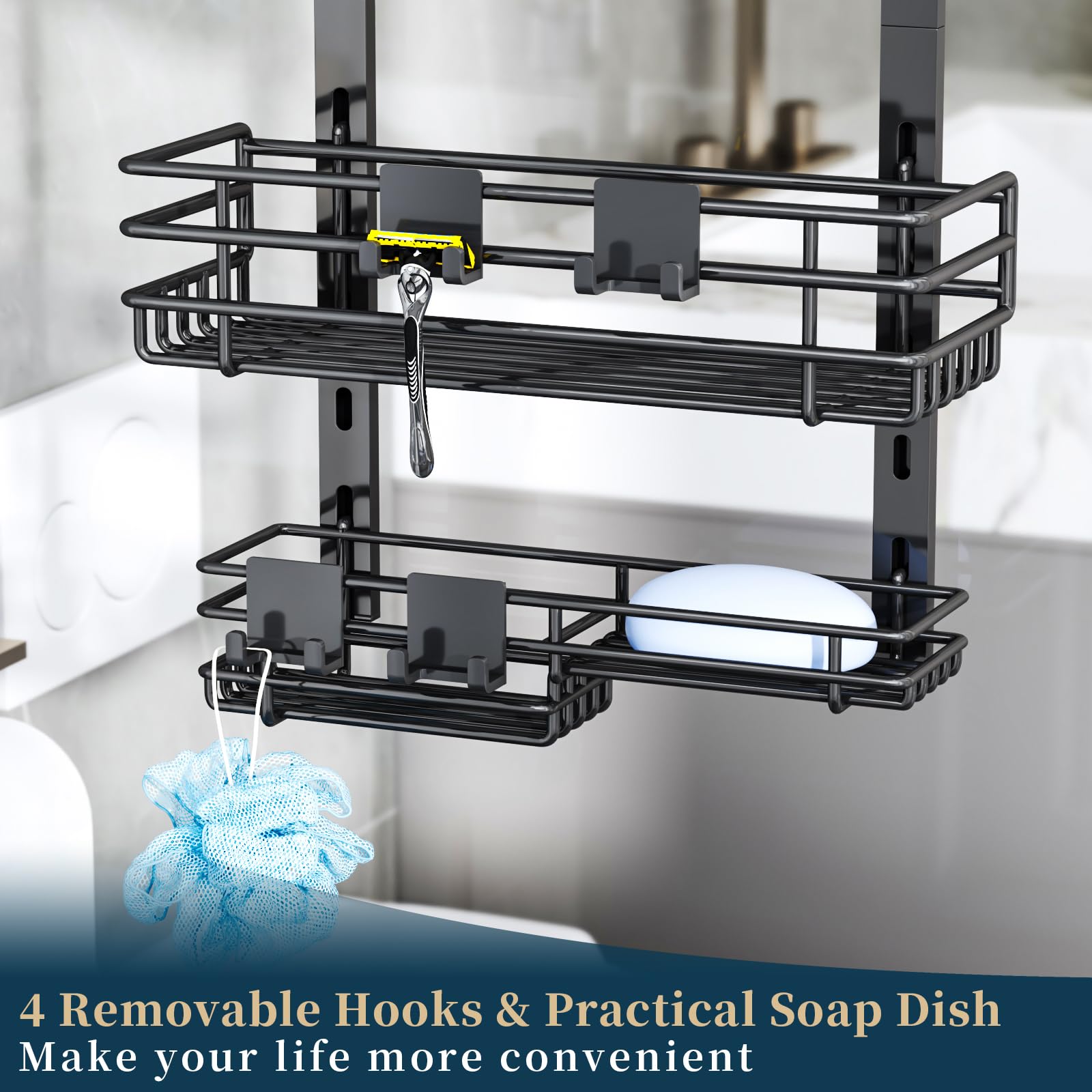 Consumest multi scene storage fits bathroom kitchen or bedroom clutter