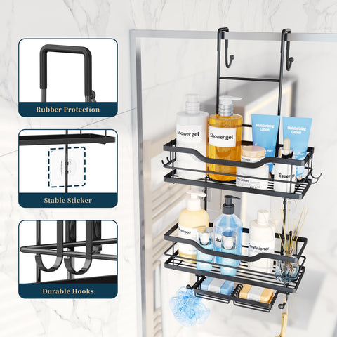 Rust-resistant stainless steel construction ensures long-lasting bathroom storage from Consumest.
