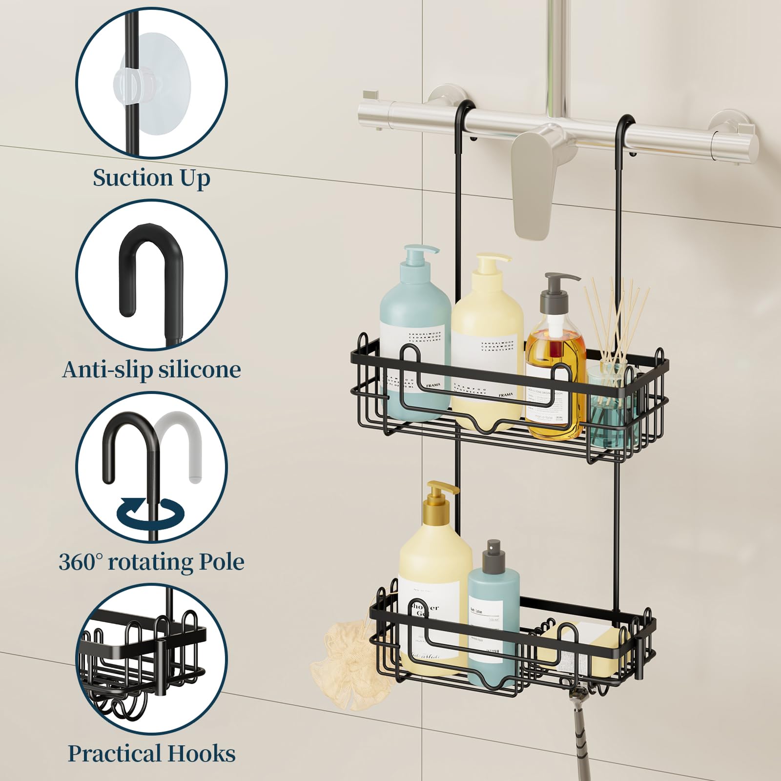 No-drill installation makes it renter-friendly and easy to relocate.