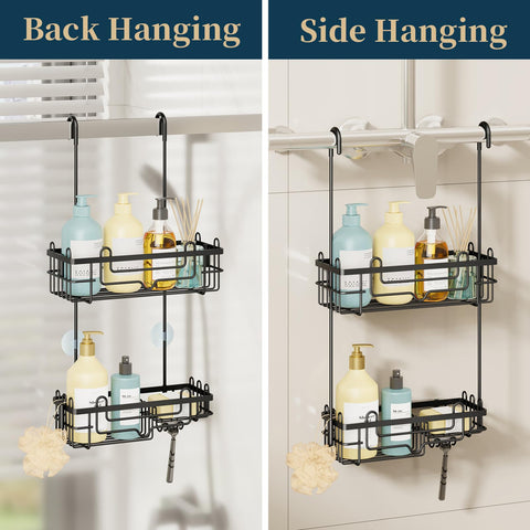 Consumest rustproof metal construction delivers durable bathroom storage.