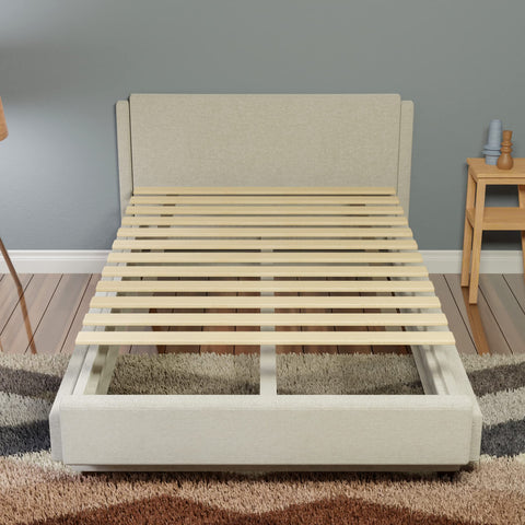 Continental Sleep center support option shown with larger mattress.