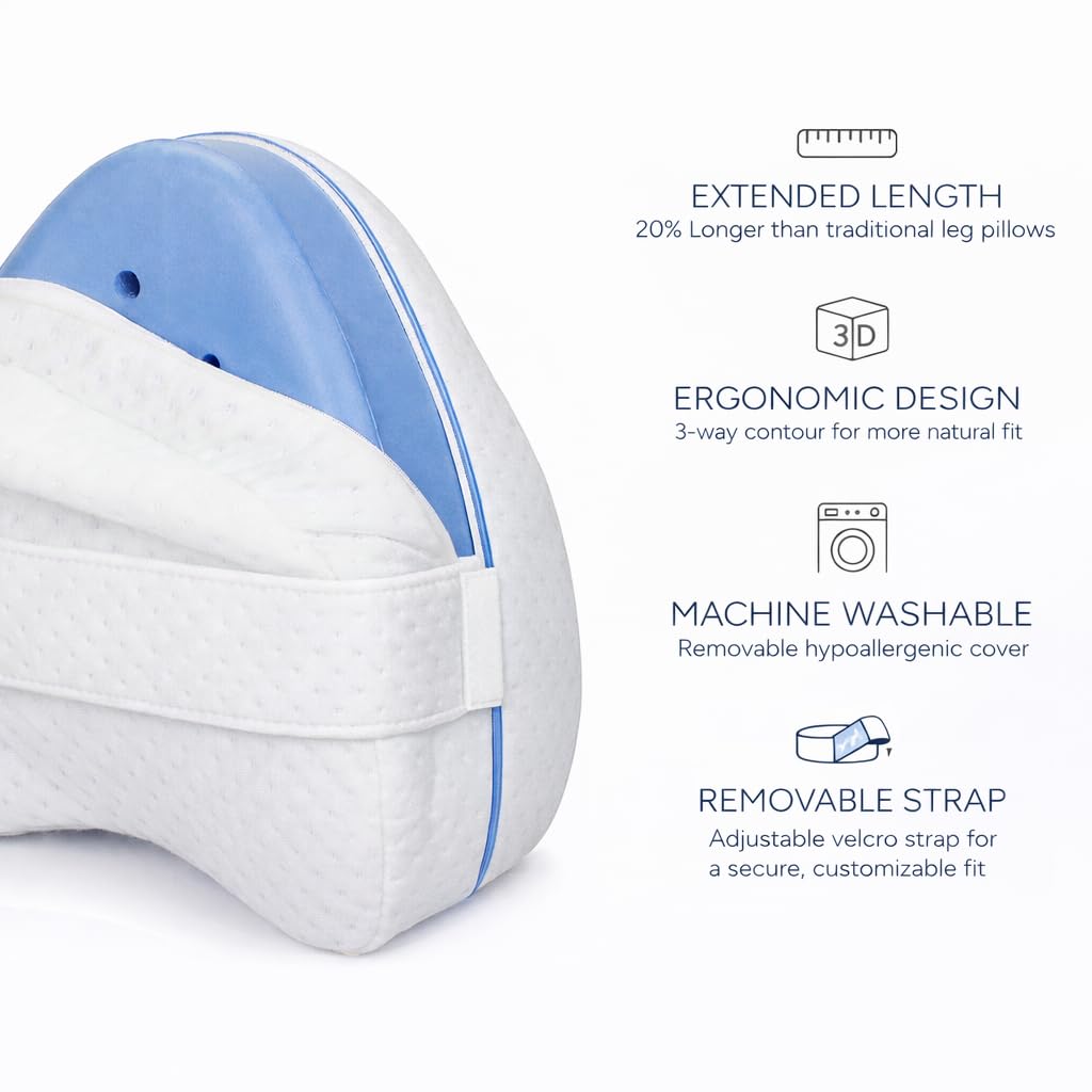 Contour Legacy ergonomic crescent shape fits legs for natural alignment