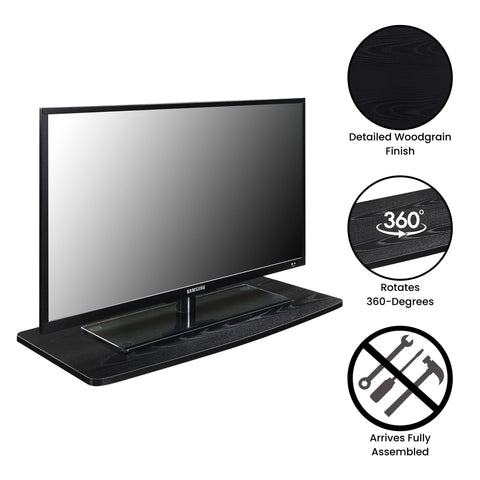 Preassembled Designs2Go XL swivel riser ready for quick setup.