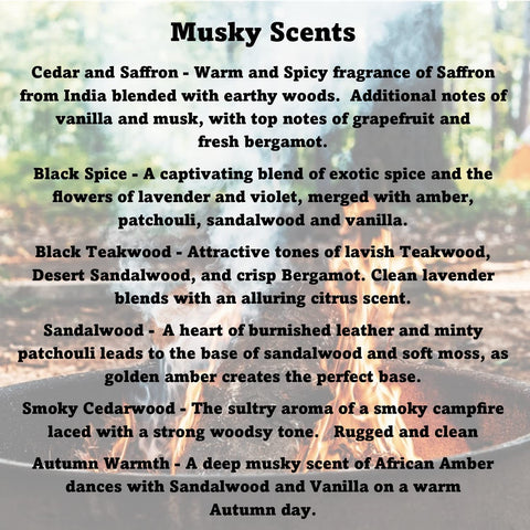 Coo Candles Smoky Cedarwood wax melt filling space with masculine notes