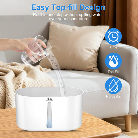 COO humidifier 2L tank provides lasting humidity for larger spaces