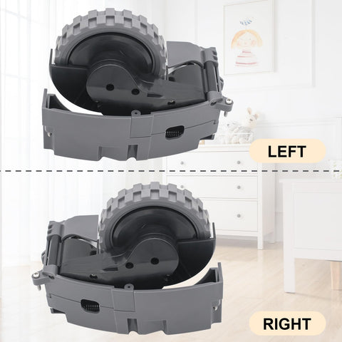 Coodss Roomba wheel tire with high adhesion improves grip on various floors.