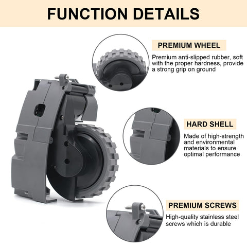 Coodss two-drive-wheel replacement pack provides a complete upgrade set.