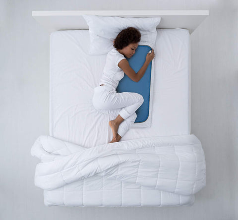 Easy-clean Cool Care Technologies cooling pad surface with mild soap and water